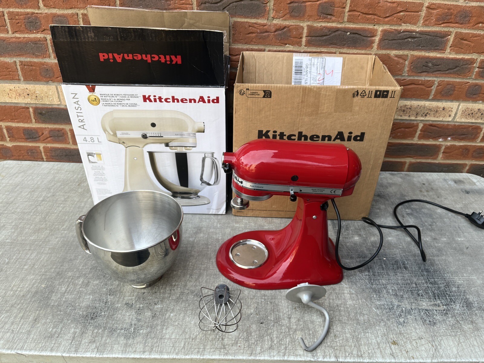 Kitchen Aid Artisan Stand Mixer Model 5KSM150. 99p Start Auction. Drive