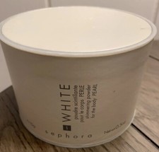 SEPHORA White Shimmering Powder for the Body in Pearl. .5 oz