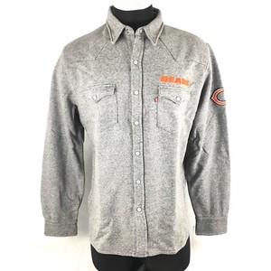 chicago bears denim shirt