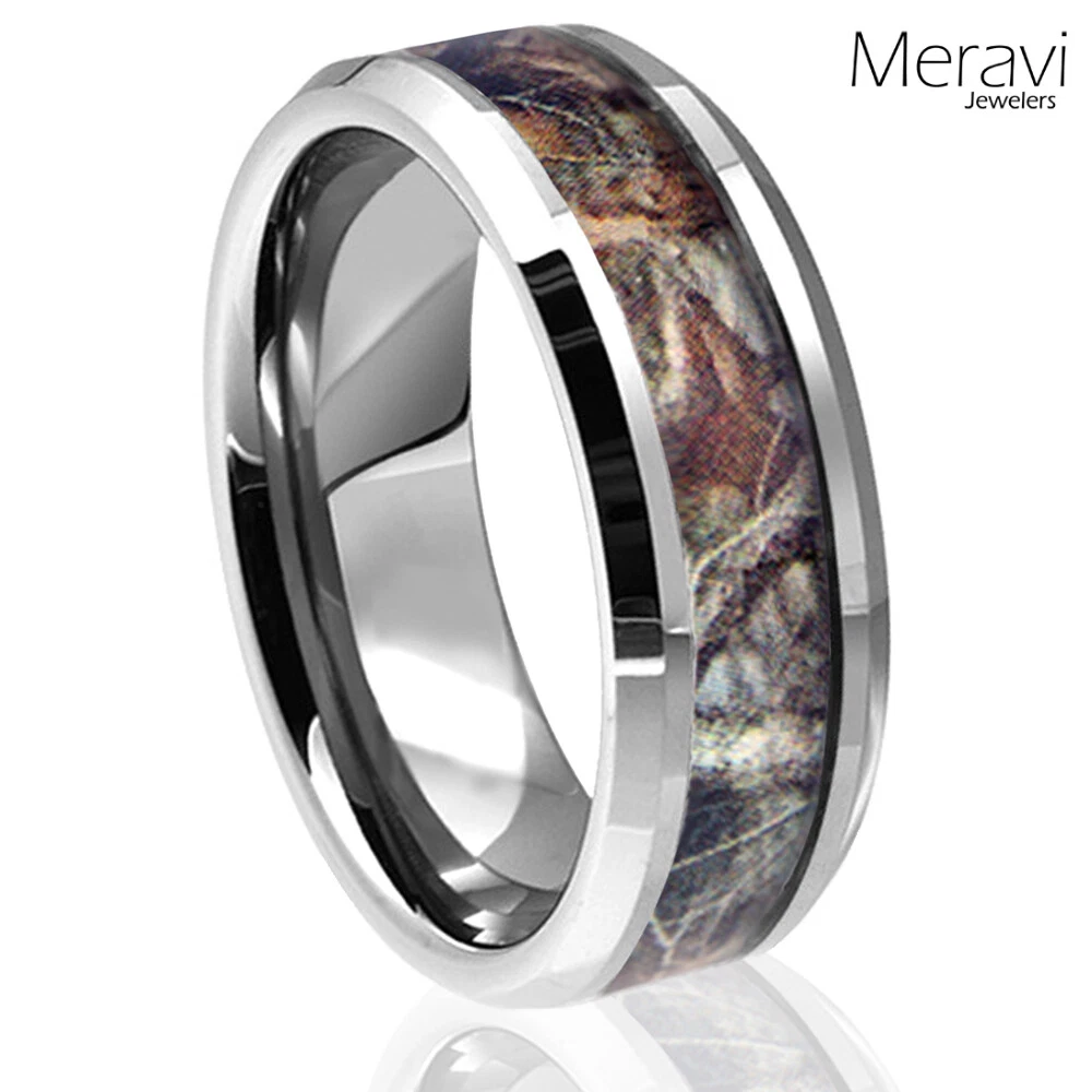 Titanium camo best sale rings