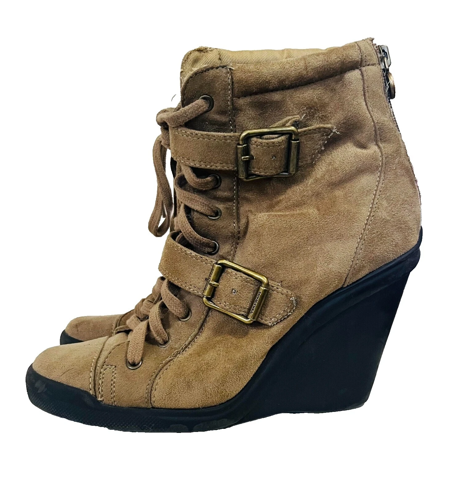 Botas femininas Vera Wang wedge
