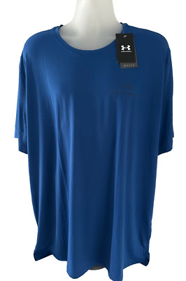 Under Armour Blue Vanish Energy S/S Crew Neck Tee Size 3XLT, XXXLT