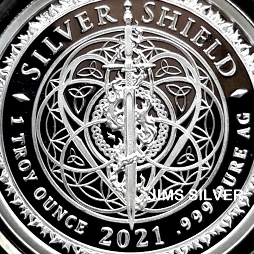 Silver Shield 2021 AÑO DEL BUEY V2 1 OZ ¡A PRUEBA DE PLATA con caja y certificado de autenticidad! RARO - Imagen 6 de 8