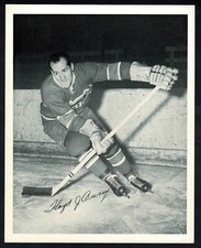 1945-54 Quaker Oats, Mont. Canadiens' Floyd Curry #71B, Home Action, Nr-Mint