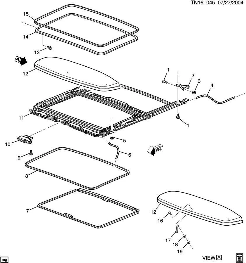 2005-2009 Hummer H2 SUT Sunroof Rear Drain Hose New OEM 10386488 15098427 - Image 3 of 3