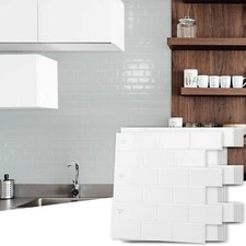 Art3d 10-Sheet 12''X12'' Peel and Stick Backsplash Tile for Kitchen,Subway Tiles