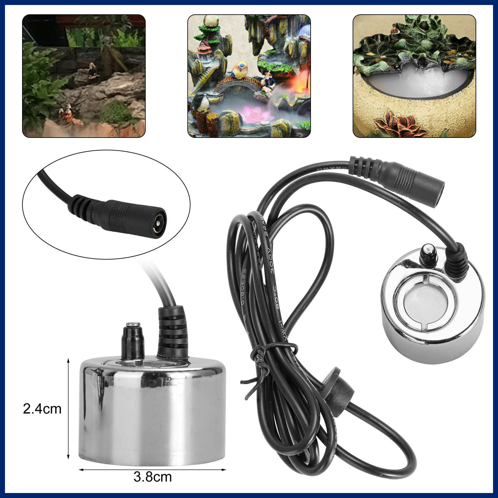 Transducer OptiMyst ElectricFire Glass Disk For DIMPLEX M011B M011B