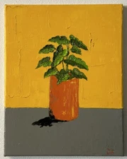 Impressionism Original Hand Painted Impasto Oil Painting 11x14 In Canvas Signed