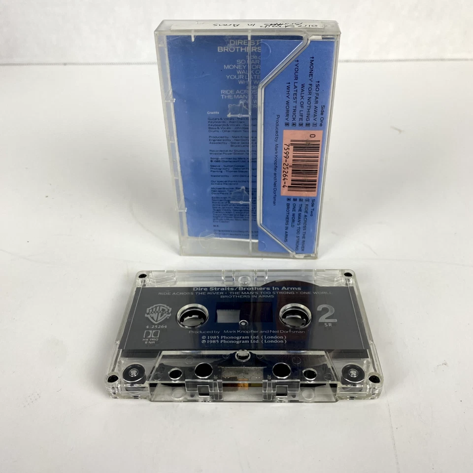 Dire Straits Brothers In Arms Cassette Tape 1985 WB 9 25264-4 4-25264 Tested - Image 2 of 4