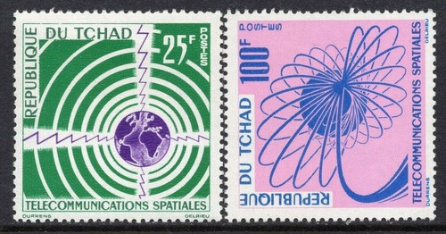 1038 - Chad 1963 - Space Telecommunications - MNH Set