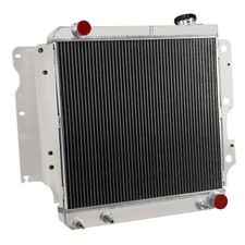 3-row Aluminum Radiator For 1987-061999 Jeep Tj Yj Wrangler Chevy Gm V8 Swap
