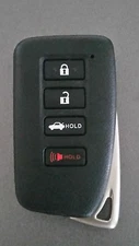 1 OEM SHELL CASE OEM LEXUS SMART KEY-LES REMOTE FOB REPLACEMENT HYQ14FBA W/TRUNK