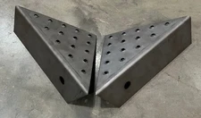 SLIMLINE Trailer Fender Side Step, Steel, 14 Gauge D2E OEM, Fender Side Bracket