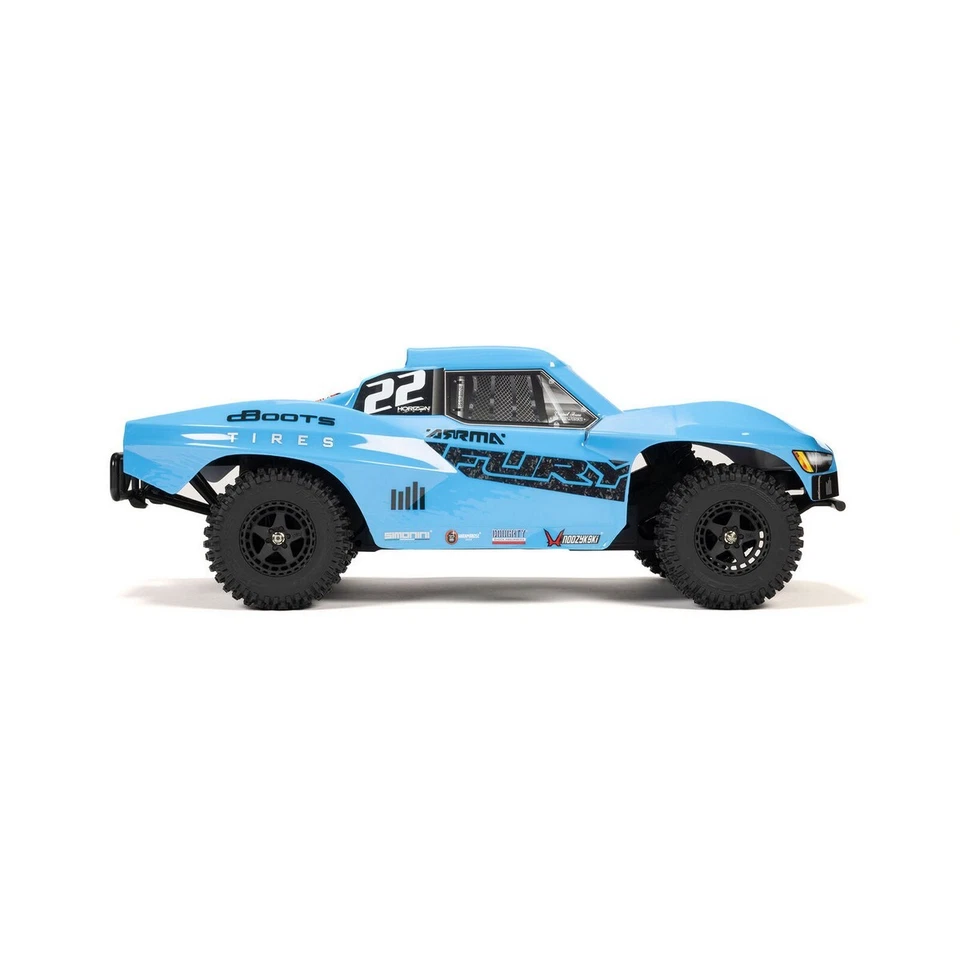 Arrma 3221T2B 1:10 FURY 2WD RTR Brushed Short Course Truck blau - ohne Akku/Lade - Bild 4 von 4
