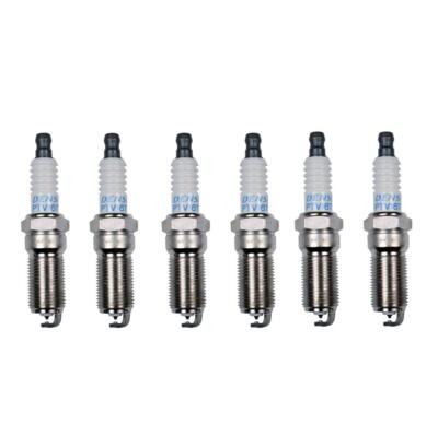 Denso Set of 6 Platinum TT Spark Plugs Gap 0.040 For V6 L6