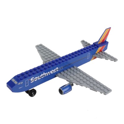 Southwest Construction Block Toy Kit Airplane Model Daron Best Lock 62-Pieces