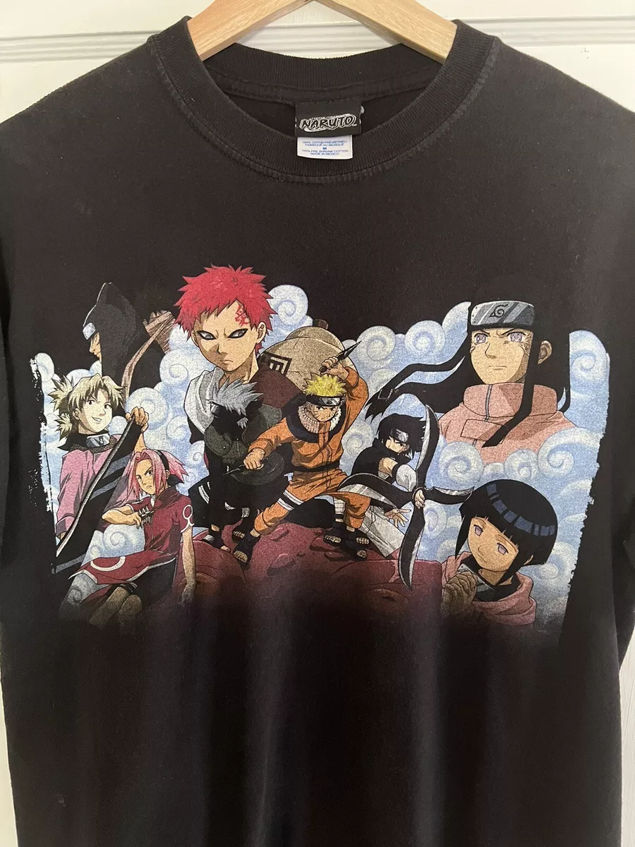 vintage anime naruto t shirt size Medium