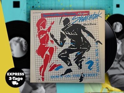 SHAKATAK : Down on the street 1984 France 12'' Maxi 45 Tours Vinyle