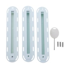 3 pz/set 5,9x1,2x0,7 pollici PVC Surf Spina con viti chiave pinna Screw