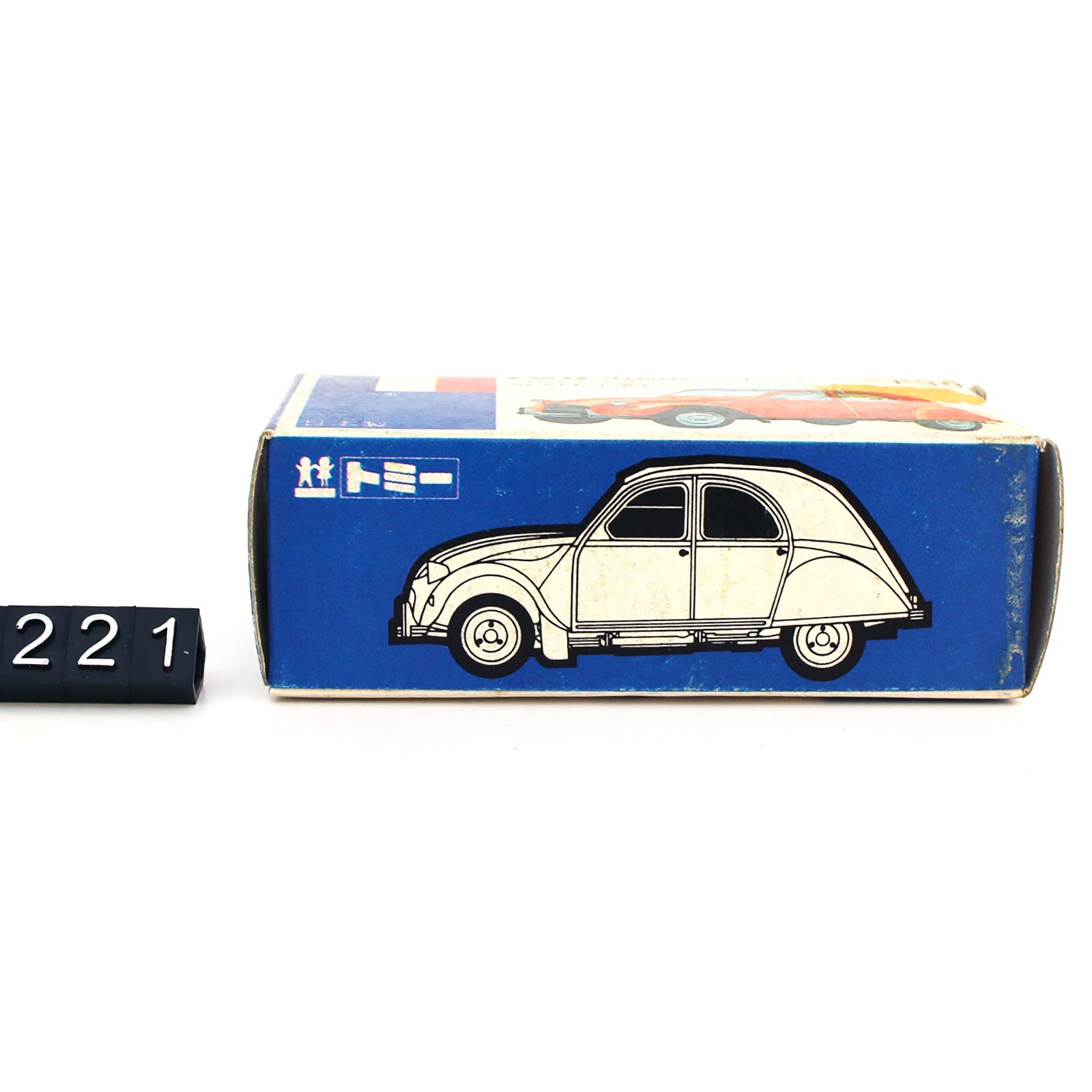 Tomica Japon – Citroën 2CV Bleue – échelle 1/57 – Rare Import