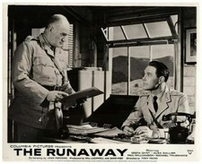The Runaway Original Lobby Card John Dearth Alex Gallier in military uniform 