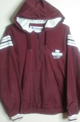 Vintage CHAMPION Eastern Kentucky University EKU Pullover Jacket, Size: Small S