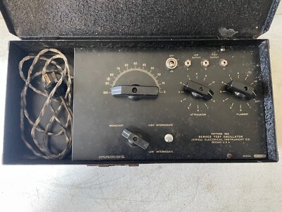 Vintage Jewell Electrical Pattern 563 Service Test Oscillator W/ Box  Radio Tool
