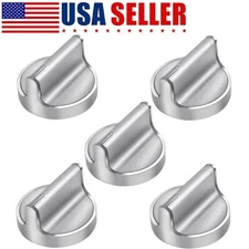 5pcs W10594481 Gas Stove Knobs Replace for Whirlpool Gas Stove/Oven WCG97US0DS00