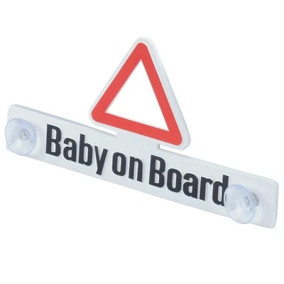 RICHTER Schild BABY ON BOARD Hinweisschild mit Saugnapf HR-IMOTION 124 100 01