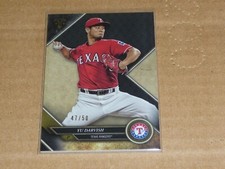 2017 Topps Triple Threads YU DARVISH BLACK ONYX RANGERS PADRES /50 T816