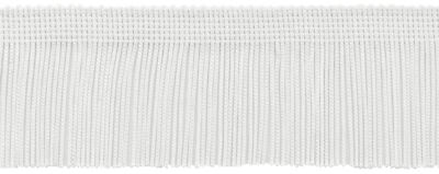 Fransenbordüre Aus Kette (Stil CF02) | 5 Cm Lang, Reinweiß (#A1) | Pro Yard (0,9 M) – Für Kleidung, Dekoration & Handwerk