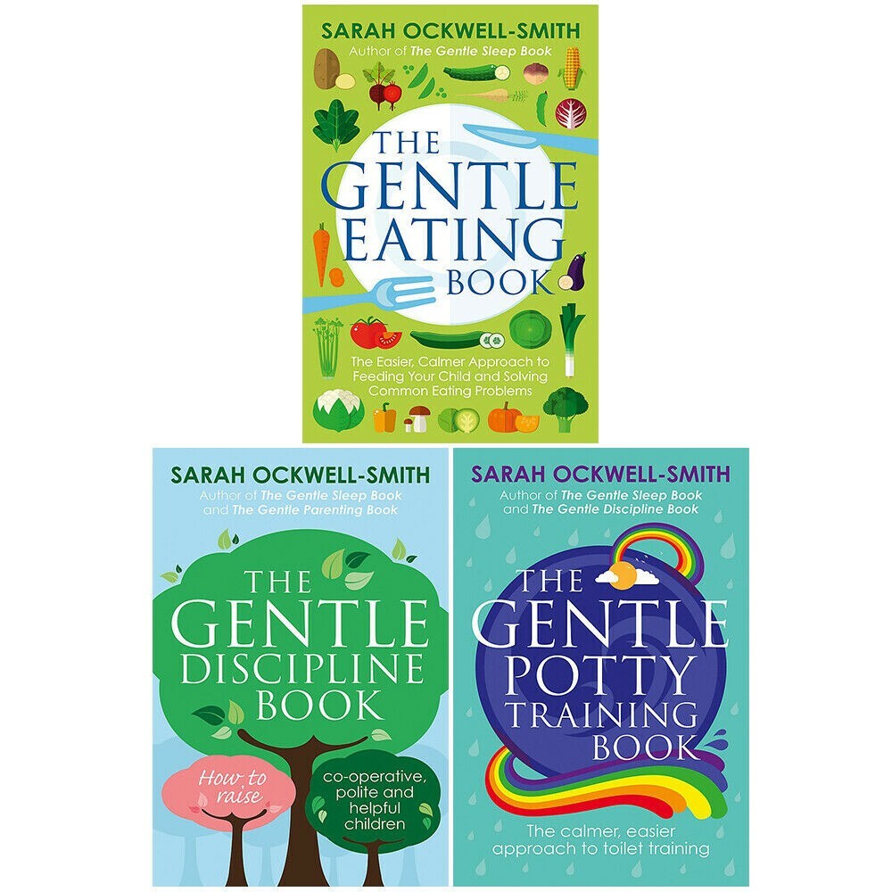 Sarah Ockwell Smith 3 Books Collection Set Gentle Eating, Discipline, Potty NEW