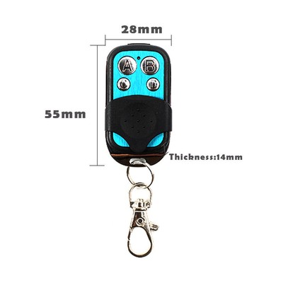 1/2/4/6/8x Funk Alarmanlage Handsender Garagentor 433MHz Fernbedienung Universal