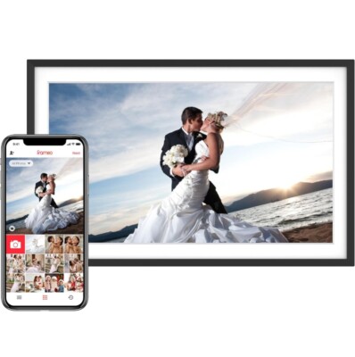15.6'' Digital Picture Frame with 1920x1080 IPS Touch Screen, 32GB Frameo...