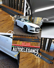 MINIGONNE ADATTE PER AUDI A6 4G C7 2011-2018 LOOK TUNING GREZZE DESIGN SPORTIVO