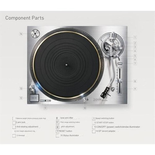 Technics SL-1200G-S Direct Drive Turntable Grand class Record genuine New - Picture 6 of 6