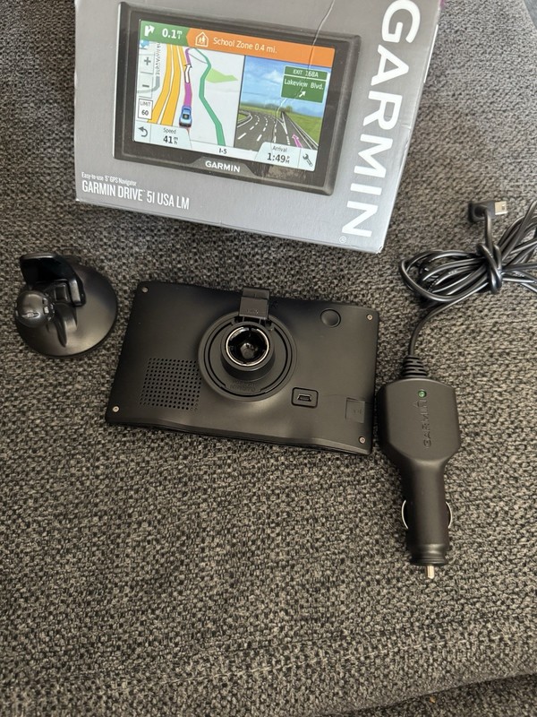 Garmin Drive 51 USA LM Automotive GPS Navigation System Tested Works