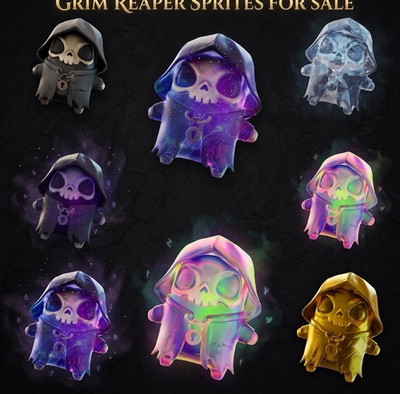 Grim Reaper Sprites bundle (at your convenience and no mic required)