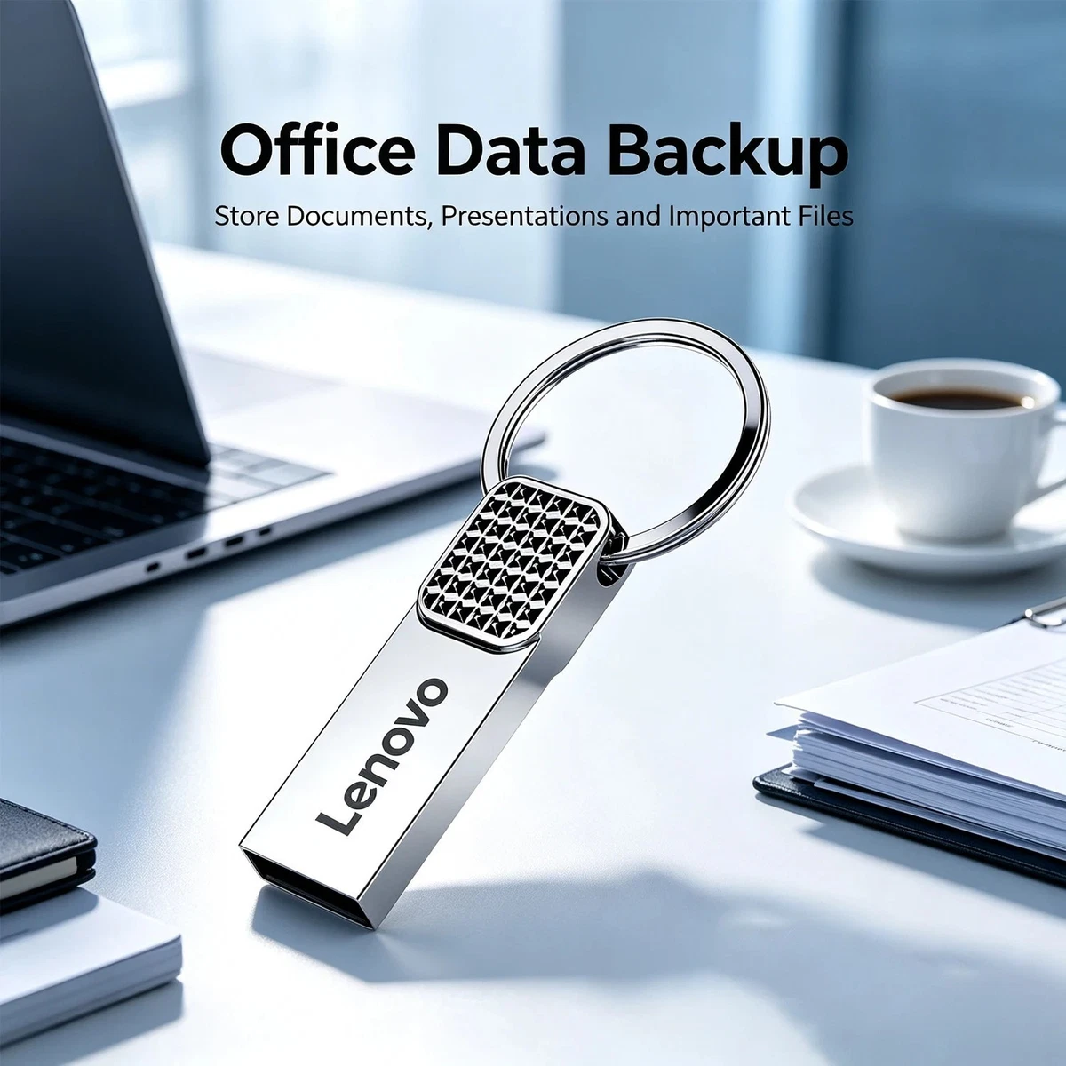 Lenovo 512GB USB 3.0 Flash Drive Metal Pendrive Memory Stick Storage
