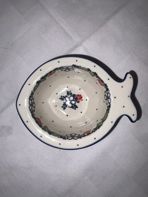 Polish Pottery Ceramika Artystyczna Fish Shaped Dish