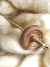 Drop Spindle for Wool Spinning -  Handmade Top and Bottom Whorl versions