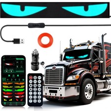 2x Truck Windshield Cars Devil Eyes Light Remote Smart Eye Lamp Soft Screen 24 2x Truck Windshield Cars Devil Eyes Light Remote Smart Eye Lamp Soft Screen 24