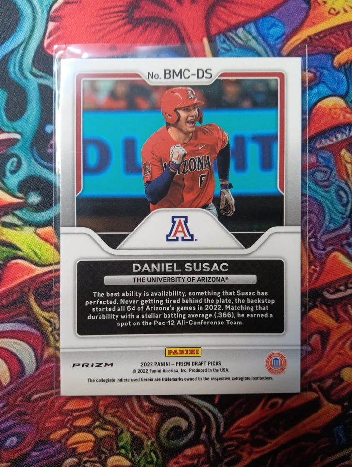 2022 Panini Prizm Draft Picks Daniel Susac Big Man On Campus Silver Prizm - Image 2 of 2