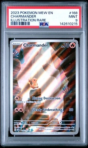 Charmander 168/165 Sv: Scarlet & Violet 151 Holo PSA 9