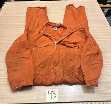 Bulwark Workrite Coveralls Men's Sz 50R FR Flame Resistant Full Zip