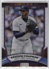 2022 Topps Tribute Purple 13/50 Aroldis Chapman #65 0bt4