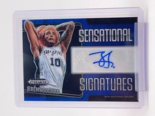 JEREMY SOCHAN 2024-25 PRIZM BLACK BLUE SENSATIONAL SIGNATURES AUTO /49 Q2098