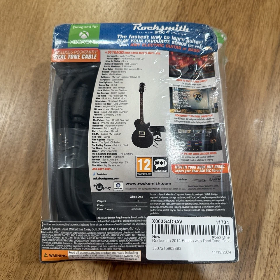 Rocksmith 2014 Edition with Real Tone Cable Xbox One - Image 3 of 4