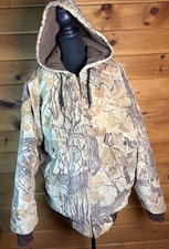 Vtg 90s RedHead Realtree Camo Bomber Jacket XL Made In USA Distressed Hunting
