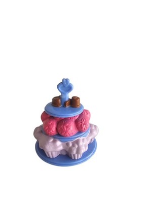 Fisher-Price Loving Family Dollhouse 3-Tier Dessert Tray Cupcakes Food Desserts